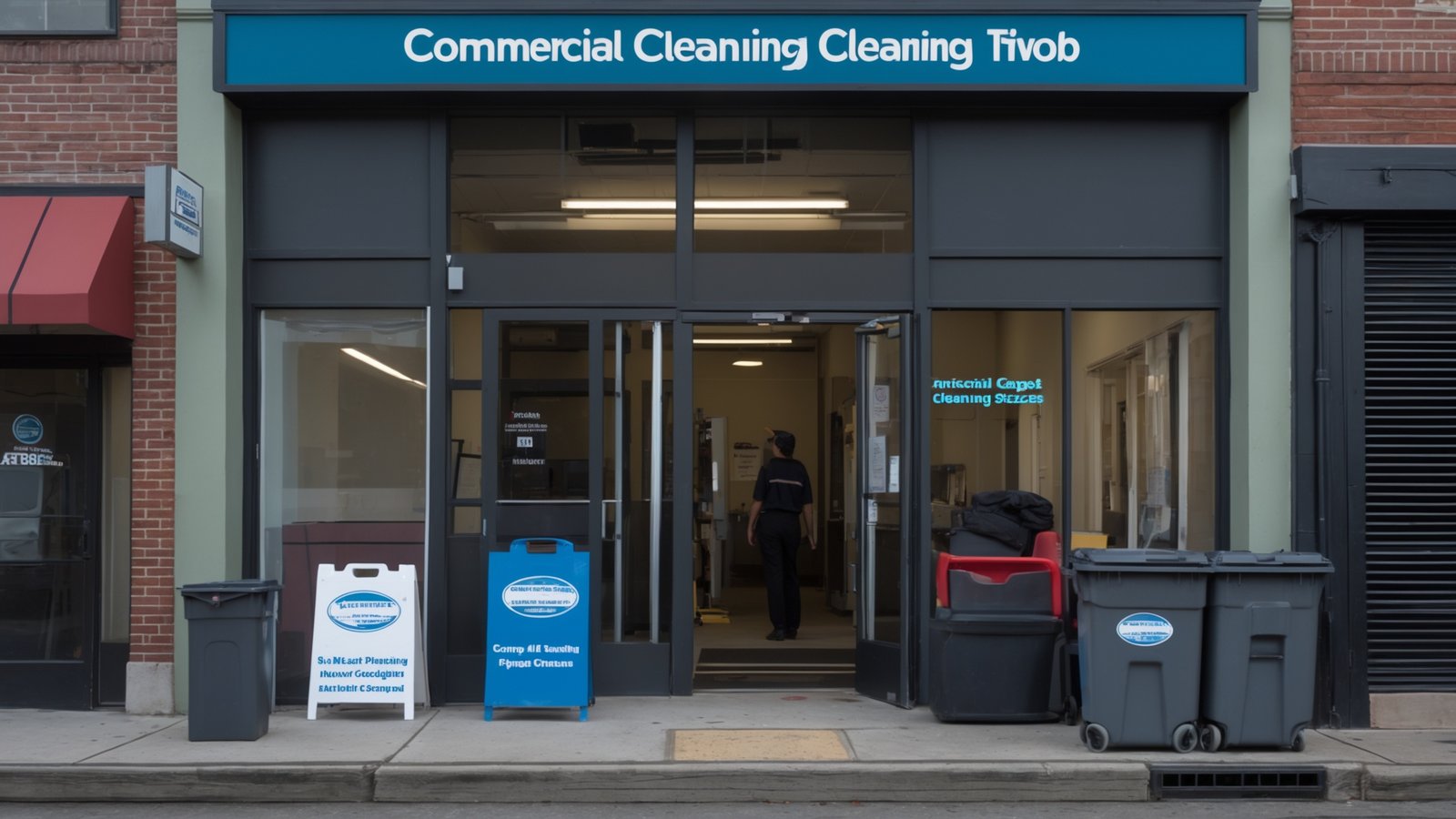 Commercial carpet cleaning professional servicing Stockton school or office building