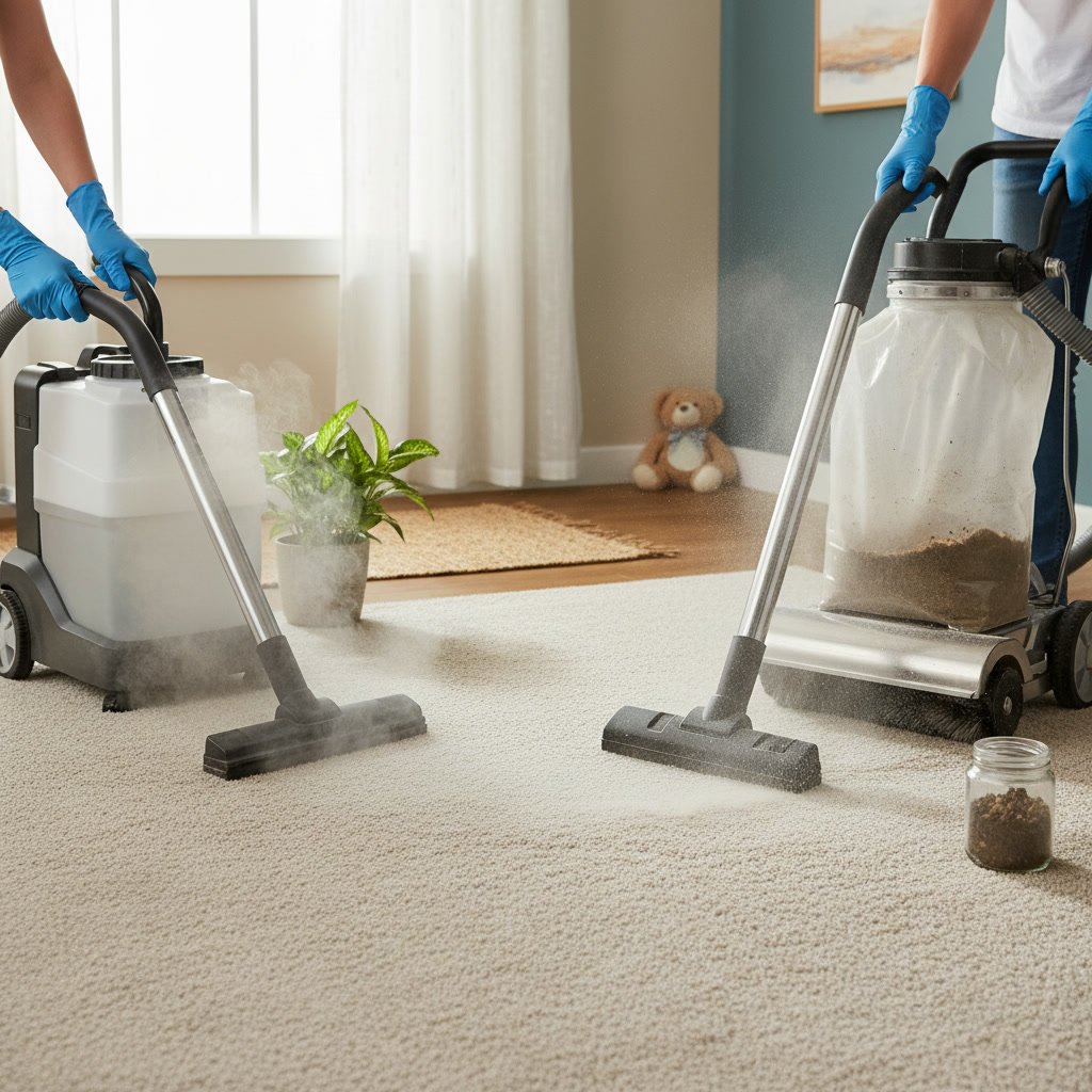 Environmentally safe carpet cleaning products and equipment